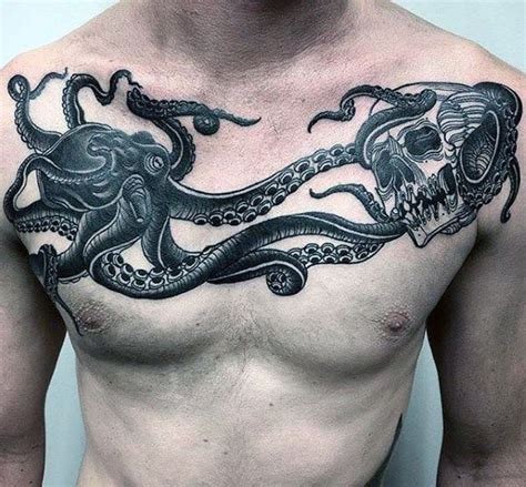 octopus skull tattoo|traditional octopus tattoos.